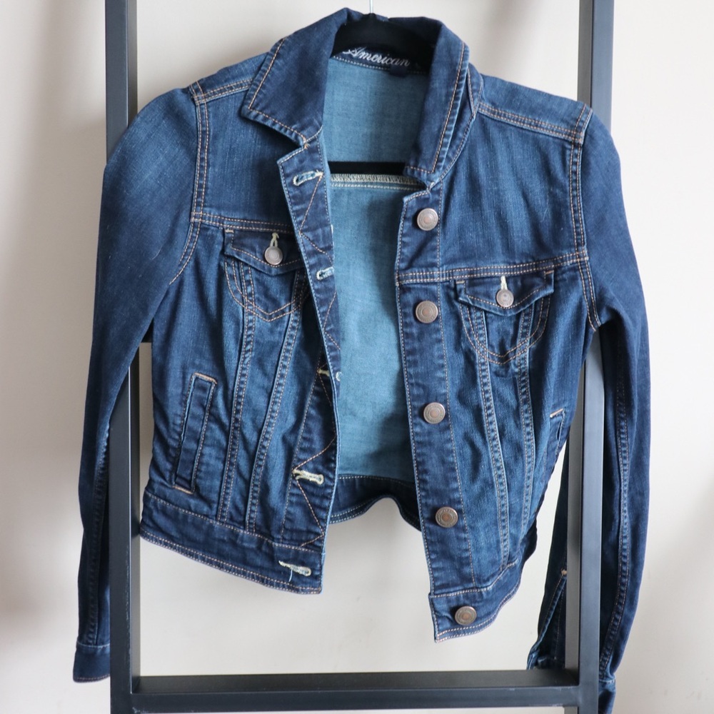 American Eagle jean jacket XS like new